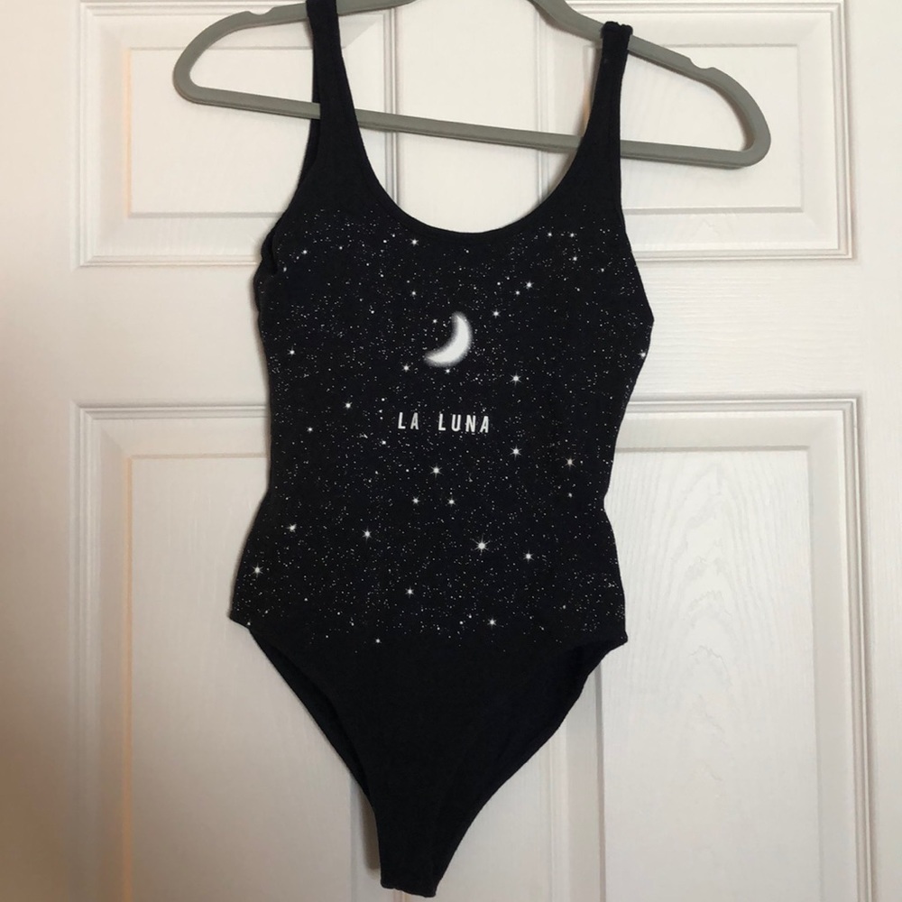 La Luna Black Bodysuit